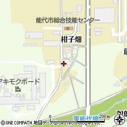 秋田県能代市鰄渕亥ノ台周辺の地図