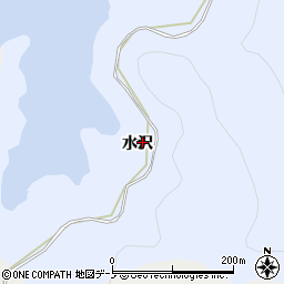 秋田県鹿角市花輪（水沢）周辺の地図