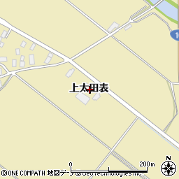 秋田県北秋田市脇神上太田表周辺の地図