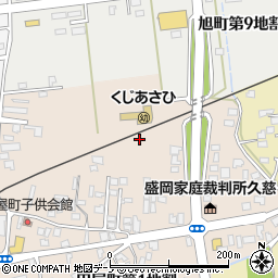 岩手県久慈市田屋町（第２地割）周辺の地図