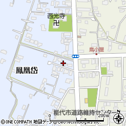 秋田県能代市鳳凰岱94周辺の地図