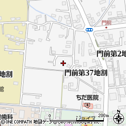 岩手県久慈市門前第３７地割周辺の地図