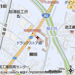 秋田県職員消費生活協組　鹿角支部周辺の地図