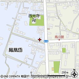 秋田県能代市鳳凰岱90周辺の地図
