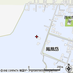秋田県能代市鳳凰岱56周辺の地図