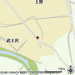 秋田県北秋田市脇神高森下岱85周辺の地図