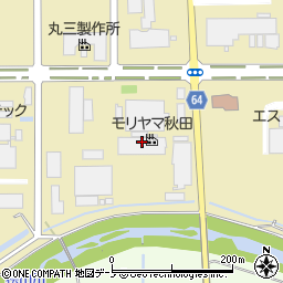 モリヤマ秋田周辺の地図