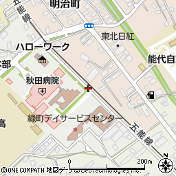 はまなす号バス停（松籟荘前）周辺の地図