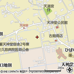 岩手県久慈市天神堂第３３地割周辺の地図
