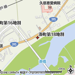 岩手県久慈市湊町第１８地割2-3周辺の地図