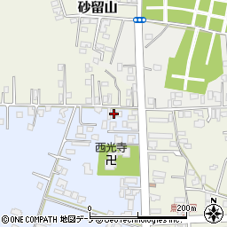 秋田県能代市鳳凰岱67周辺の地図
