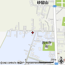 秋田県能代市鳳凰岱46周辺の地図