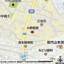 小野医院周辺の地図