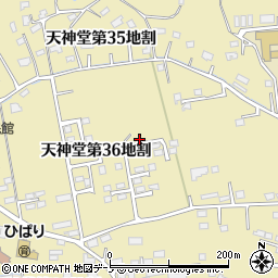 岩手県久慈市天神堂第３６地割周辺の地図