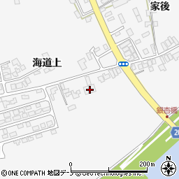 秋田県能代市二ツ井町桜台77-2周辺の地図