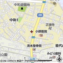 株式会社アイセイ薬局　西東北営業所周辺の地図
