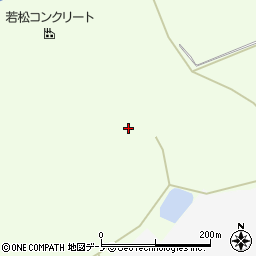 秋田県大館市比内町笹館細越1-5周辺の地図