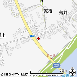 秋田県能代市二ツ井町桜台34-1周辺の地図