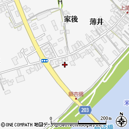 秋田県能代市二ツ井町桜台26-2周辺の地図