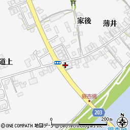 秋田県能代市二ツ井町桜台35周辺の地図