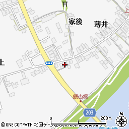 秋田県能代市二ツ井町桜台29周辺の地図