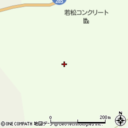 秋田県大館市比内町笹館細越84周辺の地図