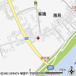 秋田県能代市二ツ井町桜台1周辺の地図