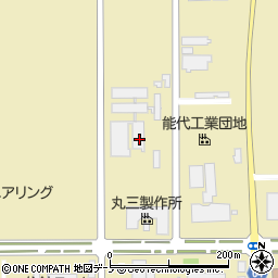 秋田県能代市扇田扇渕周辺の地図
