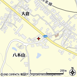 秋田県能代市二ツ井町切石大倉138周辺の地図