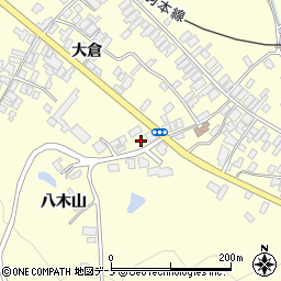 秋田県能代市二ツ井町切石大倉137-1周辺の地図