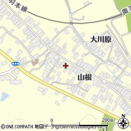 秋田県能代市二ツ井町切石山根55-3周辺の地図