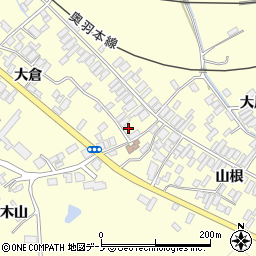 秋田県能代市二ツ井町切石大倉100-4周辺の地図