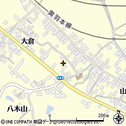 秋田県能代市二ツ井町切石大倉132周辺の地図