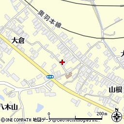 秋田県能代市二ツ井町切石大倉98-1周辺の地図