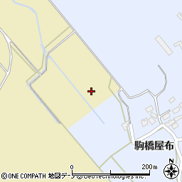 秋田県大館市比内町達子駒橋周辺の地図