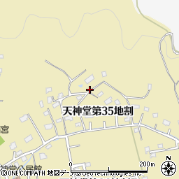 岩手県久慈市天神堂第３５地割周辺の地図