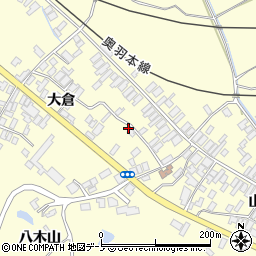 秋田県能代市二ツ井町切石大倉106-1周辺の地図