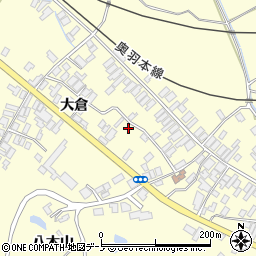 秋田県能代市二ツ井町切石大倉106-2周辺の地図