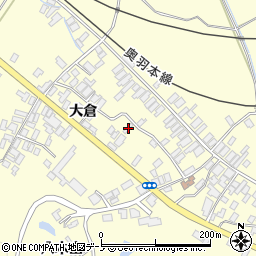 秋田県能代市二ツ井町切石大倉108周辺の地図