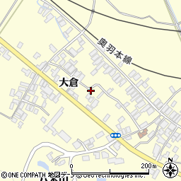 秋田県能代市二ツ井町切石大倉110周辺の地図