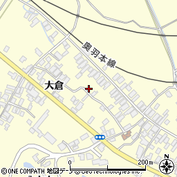 秋田県能代市二ツ井町切石大倉94周辺の地図