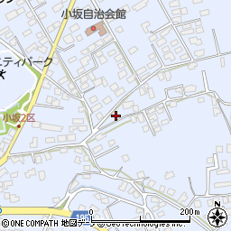 秋田県鹿角市花輪合ノ野52周辺の地図