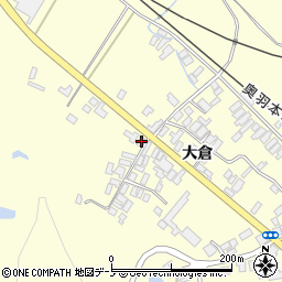 秋田県能代市二ツ井町切石大倉117-1周辺の地図