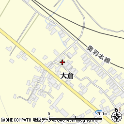 秋田県能代市二ツ井町切石大倉114-1周辺の地図