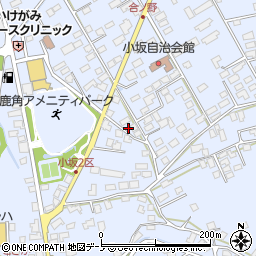 秋田県鹿角市花輪合ノ野234周辺の地図