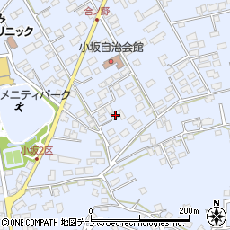 秋田県鹿角市花輪合ノ野221周辺の地図
