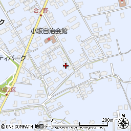 秋田県鹿角市花輪合ノ野185周辺の地図