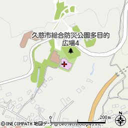 久慈市福祉の村屋内温水プール周辺の地図
