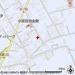 秋田県鹿角市花輪合ノ野187周辺の地図