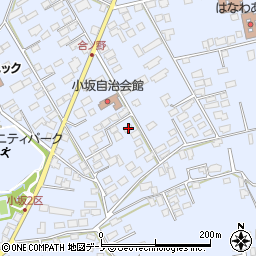 秋田県鹿角市花輪合ノ野189周辺の地図